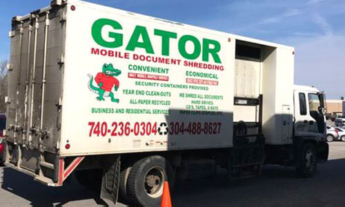 Gator Shredding Truck