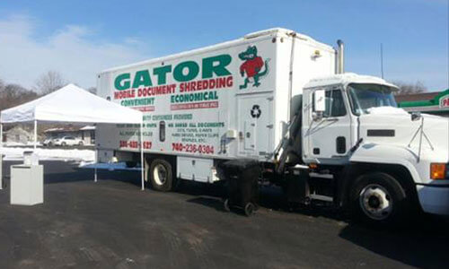 Gator Shredding Truck