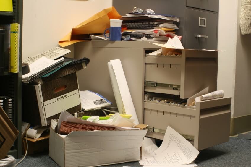 a filing cabinet of stuff