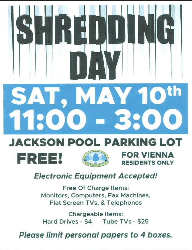 Jackson Pool Parking Lot Shred Day